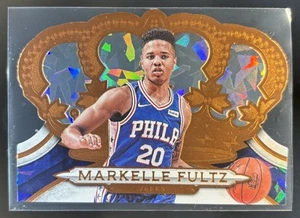2018-19 Panini Crown Royale Markelle Fultz Crystal /99 #135 Philadelphia 76ers - Picture 1 of 10