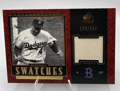 Camiseta deportiva SP Legendary Cuts Duke Snider 2003 histórica usada en juegos/350 Dodgers Foto 1 de 2