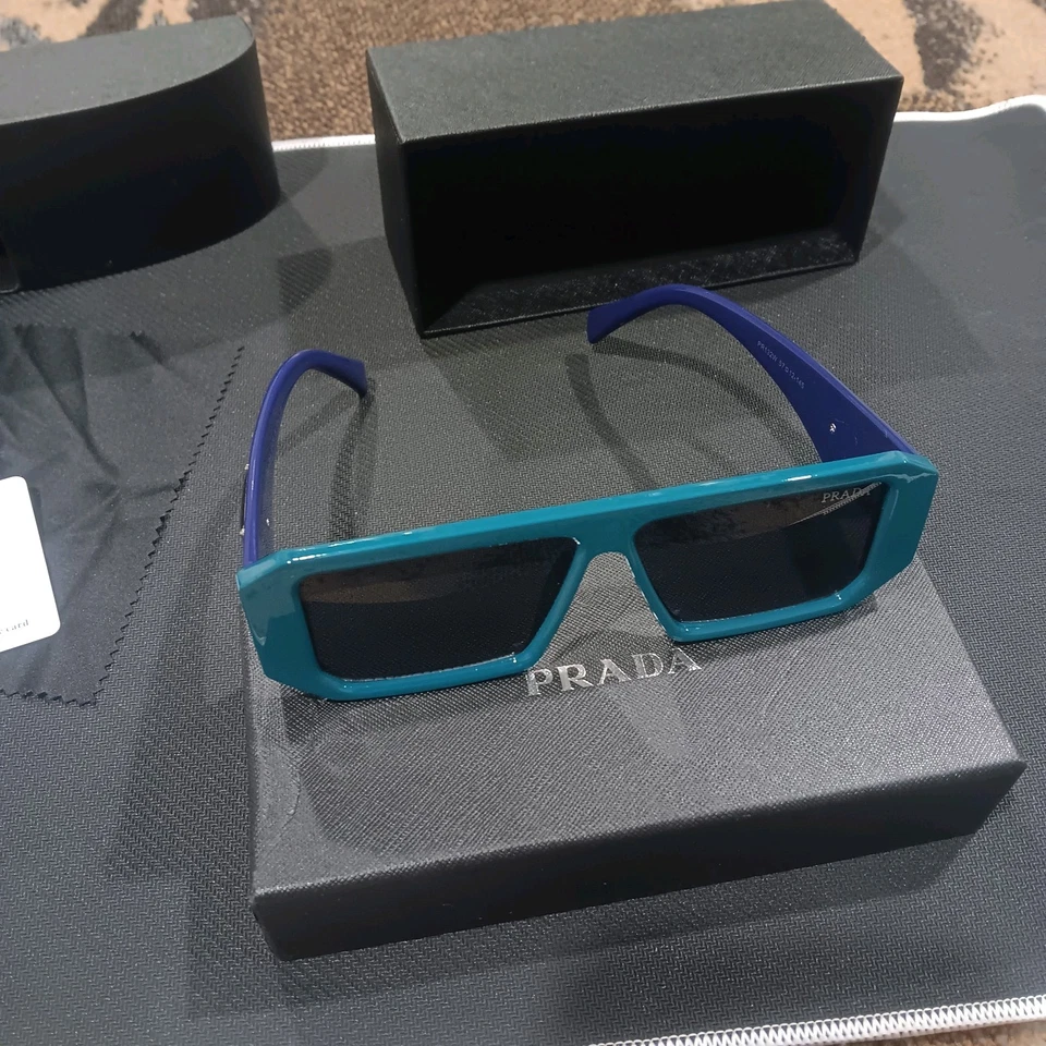 PRADA Blue and Purple 400uv Women Sunglasses Limited Edition Brand New - Image 1 of 4