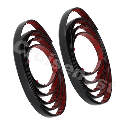 Black Roof Top Trim Moldings Set For Lexus RX350 GX470 GS430 Easy Peel & Stick - Imagem 1 de 4