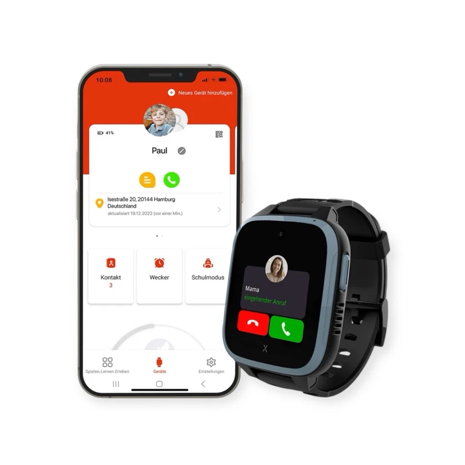 Xplora XGO3 Kinder-Smartwatch schwarz (Schrittzähler) #1907122
