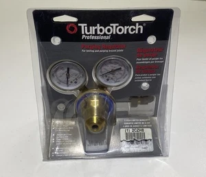 TURBO TORCH 0386-0813 Gas Regulator Single Stage CGA 580 Inlet 1/4" 37° Flared - Picture 1 of 2