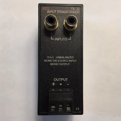 Transformador de entrada desequilibrada RDL TX-J2 y accesorios laboratorios de diseño de radio de caja abierta Foto 1 de 4