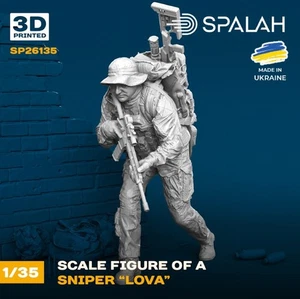 SPALAH 26135 1:35 Figura "Francotirador "Lova" Modelo Resina - Imagen 1 de 3