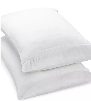 Pacote com 2 protetores de travesseiro Charter Club 250 fios 100% algodão, King - Imagem 1 de 3