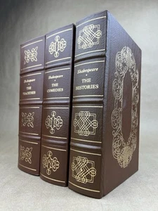 Easton Press, Shakespeare: Histories/Comedies/Tragedies, 3Volumes, 1980 - Picture 1 of 24