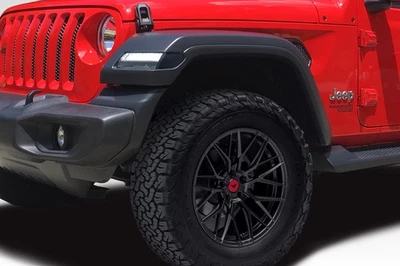 For 2007-2018 Wrangler Duraflex JK JL Look Fender Flares Kit - 4 Piece Foto 1 de 4