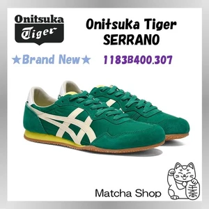 Onitsuka Tiger SERRANO Unisex FOREST GREEN/CREAM Authentic US4-14 1183B400.307 - Picture 1 of 9