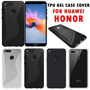 Shockproof Gel Case For Honor 10 8C 8S 7A 7C 7S 7X Play 3E 30 30 TPU Silicone - Picture 1 of 5