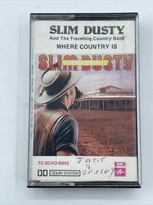 Where Country Is Slim Dusty And The Travelling Country Band 1981 Cassette - Picture 1 of 3