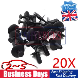 20X FOR BMW EXPANDING RIVET PLASTIC CLIPS BUMPER SILLS SKIRT&COVERS 51118174185 - Picture 1 of 3