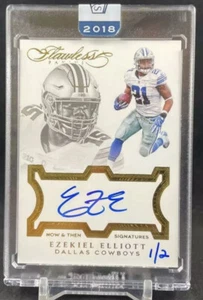 PANINI HONORS EZEKIEL ELLIOTT 2016 IMPECCABILE ROOKIE BUYBACK AUTO #ERD 1/2 ZEK - Foto 1 di 2