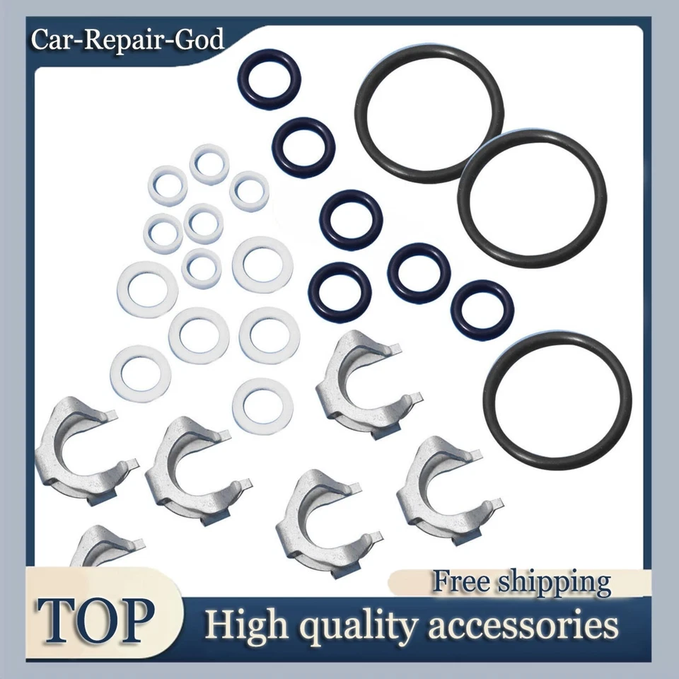 Kit de junta tórica de inyector de combustible de 1 pieza para Volkswagen CC 2009-2015 3,6 L V6 Foto 1 de 4