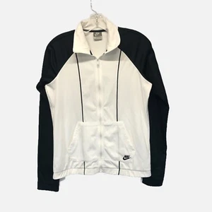 Nike Sportswear Heritage Damen Full Zip Trainingsjacke Gr. M (8-10) schwarz weiß C - Bild 1 von 4