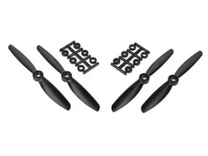 5x4.5 Black Prop Set (4) (X:Bolt) : AZSZ2918BL - Picture 1 of 1