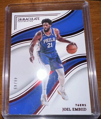 2022-23 JOEL EMBIID/49 PANINI IMMACULATE COLLECTION - Image 1 of 2