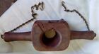ANTIQUE Country PRIMITIVE Large Hanging WOODWORKING PLANE Post Leg Cutter Shaver