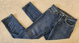 Henri Lloyd Men's Blue Denim Slim Straight Jeans Size 33L (Waist 33" Leg 34") - Picture 1 of 13