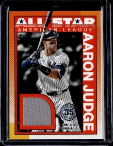 2025 Topps Serie 2 1990 All-Star Relic #90ASR-AJ Aaron Judge *Usado en el juego* - Imagen 1 de 2