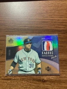 2005 Reflections Fabric Patch #PI Mike Piazza #/99 Mets - Picture 1 of 1