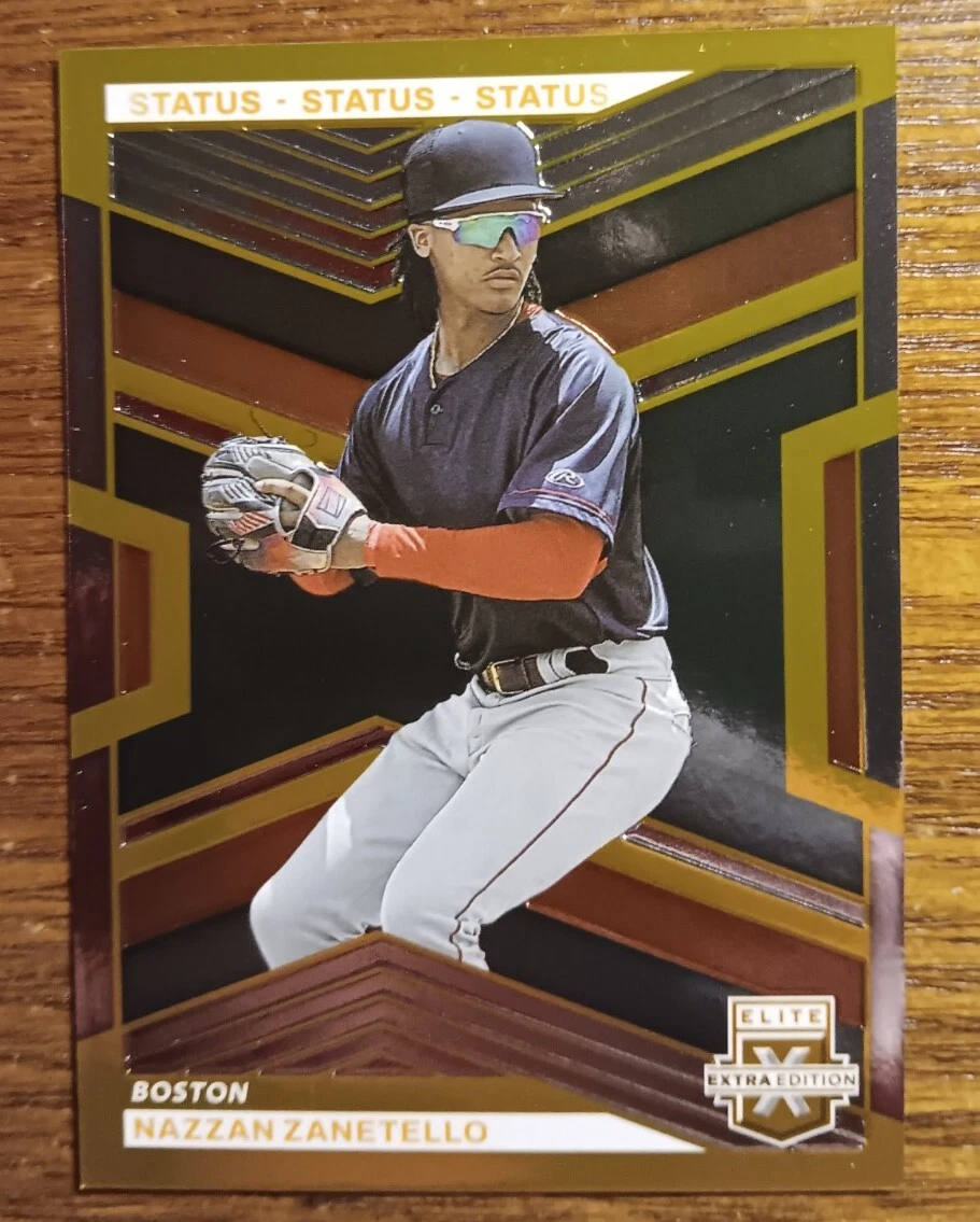 Nazzan Zanetello 2023 Panini Elite Extra Edition STATUS ORANGE /275 RC 🍊 REDSOX