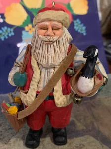 Hallmark Ornament 1997 Volkskunst Americana Santa's Merry Path - Bild 1 von 1