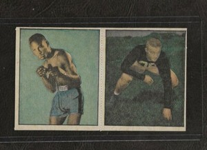 1951 Berk & Ross Hit Parade of Champions Panel James Martin & Ezzard Charles, NM