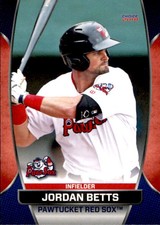 2018 Pawtucket Red Sox Choice 2 Jordan Betts Jacksonville North Carolina NC Card