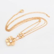 Fashion Zircon Flower Necklace