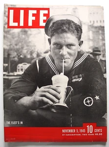 Life Magazine November 5, 1945 - The Fleet's In - Picture 1 of 3