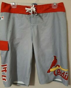 St. Louis Cardinals Shorts Men's Sz 29 waist with pocket MLB Baseball--VGC--