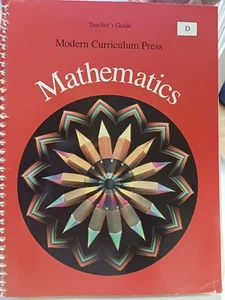 Modern Curriculum Press Mathematics, Teacher's Guide, Math Level D, Homeschool - Picture 1 of 13