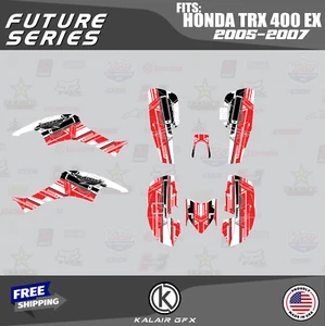 Graphics Kit for HONDA TRX400EX (2005-2007) 16MIL Future Series - Red - Picture 1 of 7