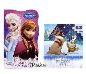 Disney Frozen Puzzle Brett Buch Paket Urlaub oder Geburtstag Strumpf Füller Rarität - Bild 1 von 3