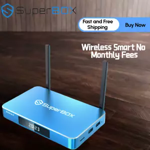 Superbox S6 MAX TV Box Brand Direct Selling Android 12 Free Shipping Fast Ship - Picture 1 of 9