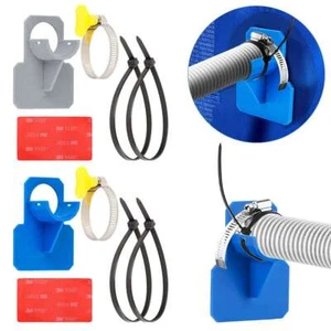 1/2/4Pack Swimming Pool Pipe Fixing Holder Mount , Above Ground Pool Accessories - Picture 1 of 13