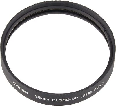 New Canon Close Up Lens Filter 500D 58mm ‎2822A001AA 2005 Model Lens Screw-On - Image 1 of 2