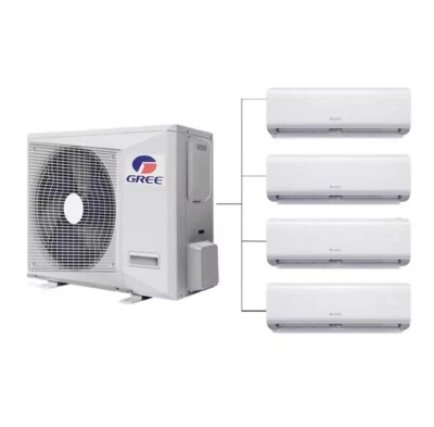 42000BTU Ductless Multi 9K+9K-12K+18K Zones Mini Split Air Conditioner & Heater - Image 1 of 4