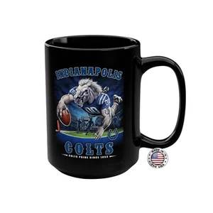 Indianapolis Colts Player Coffee Mug Cup Black 11 & 15 oz Ceramic - Picture 1 of 3