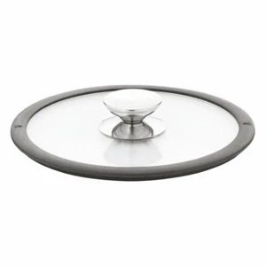 Berndes Glass Lid Special Glass Pan Lid Silicone Ring Black Ø 20 cm - Picture 1 of 1