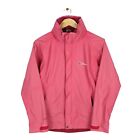 Berghaus AQ2 Womens Full Zip Waterproof Pink Hooded Coat Jacket - Size 8
