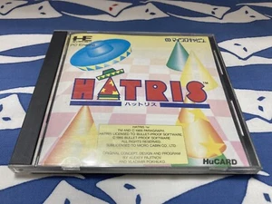 HATRIS PC Engine Hu Card PCE Japan JP Game w/Case Instruction - Picture 1 of 10