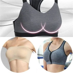 Ropa Interior Top Verano Sin Costuras Seda Hielo Sujetador Antideslizante Tubo Invisible Sin Tirantes - Imagen 1 de 16