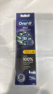 Oral-B Pro Cross Action - Testina per 4 unità (Confezione da 1), Nero 
