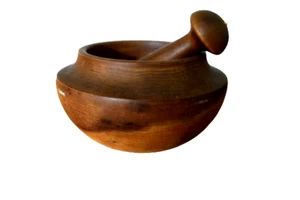 The House Of Myrtlewood Mörser & Stößel Set Coos Bay Oregon Vintage 6" quer - Bild 1 von 7