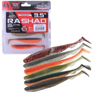 MOLIX Esca Morbida Profumata RA SHAD 3,5” Confezione Mista MP-6 - Foto 1 di 9