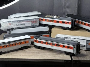 MTH PREMIER 13" NEW HAVEN 8 CAR STREAMLINED PASSENGER SET 20-65269! O SCALE - Picture 1 of 23