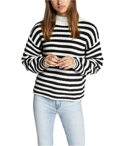 Sanctuary Clothing Womens Striped Pullover Sweater, blackwhite, XS - Picture 1 of 1