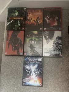Predator Complete Franchise X 7 Film DVDs Collection 1 2 Predators Prey AVP - Imagen 1 de 3