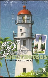 UX504-508 Pacific Coast Lighthouse-book of postcards still shrink wrapped frm PO - Picture 1 of 2